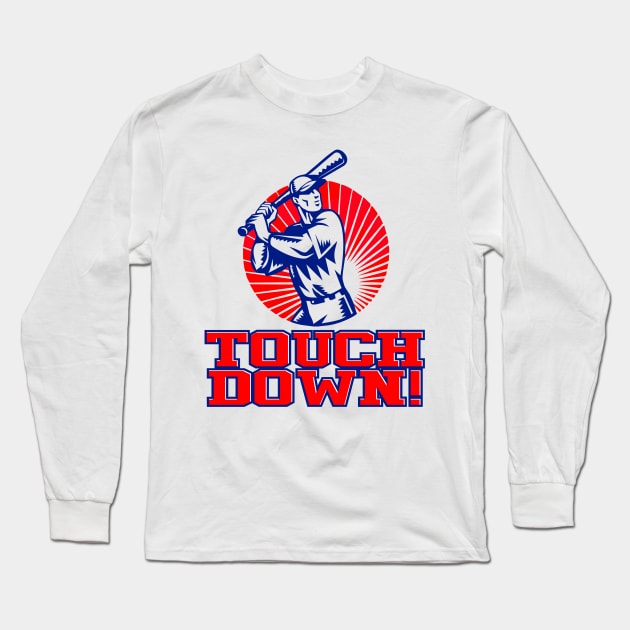 Touchdown! Long Sleeve T-Shirt by DavesTees